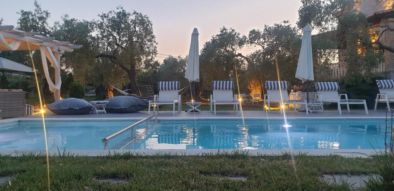 Fokas Luxury Villa Prínos Dış mekan fotoğraf