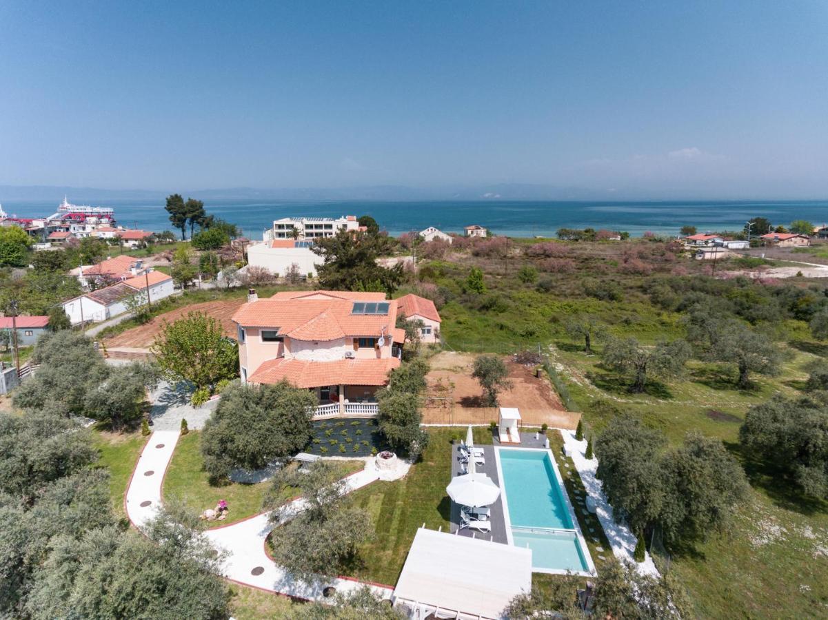 Fokas Luxury Villa Prínos Dış mekan fotoğraf