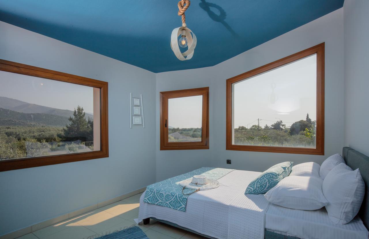 Fokas Luxury Villa Prínos Dış mekan fotoğraf