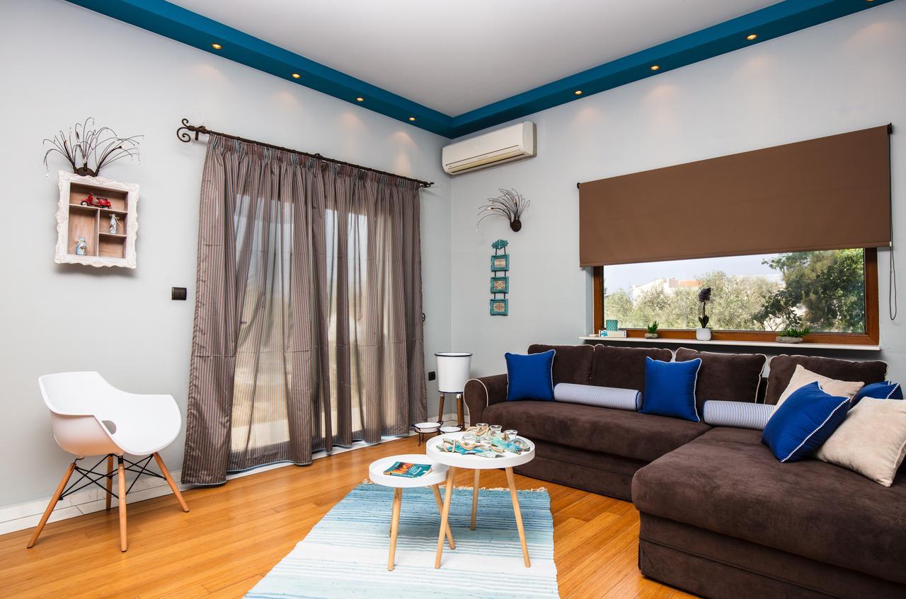 Fokas Luxury Villa Prínos Dış mekan fotoğraf