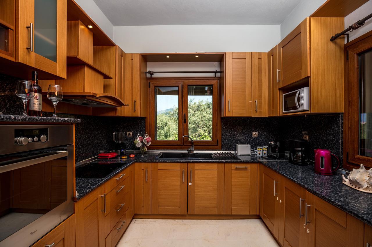 Fokas Luxury Villa Prínos Dış mekan fotoğraf