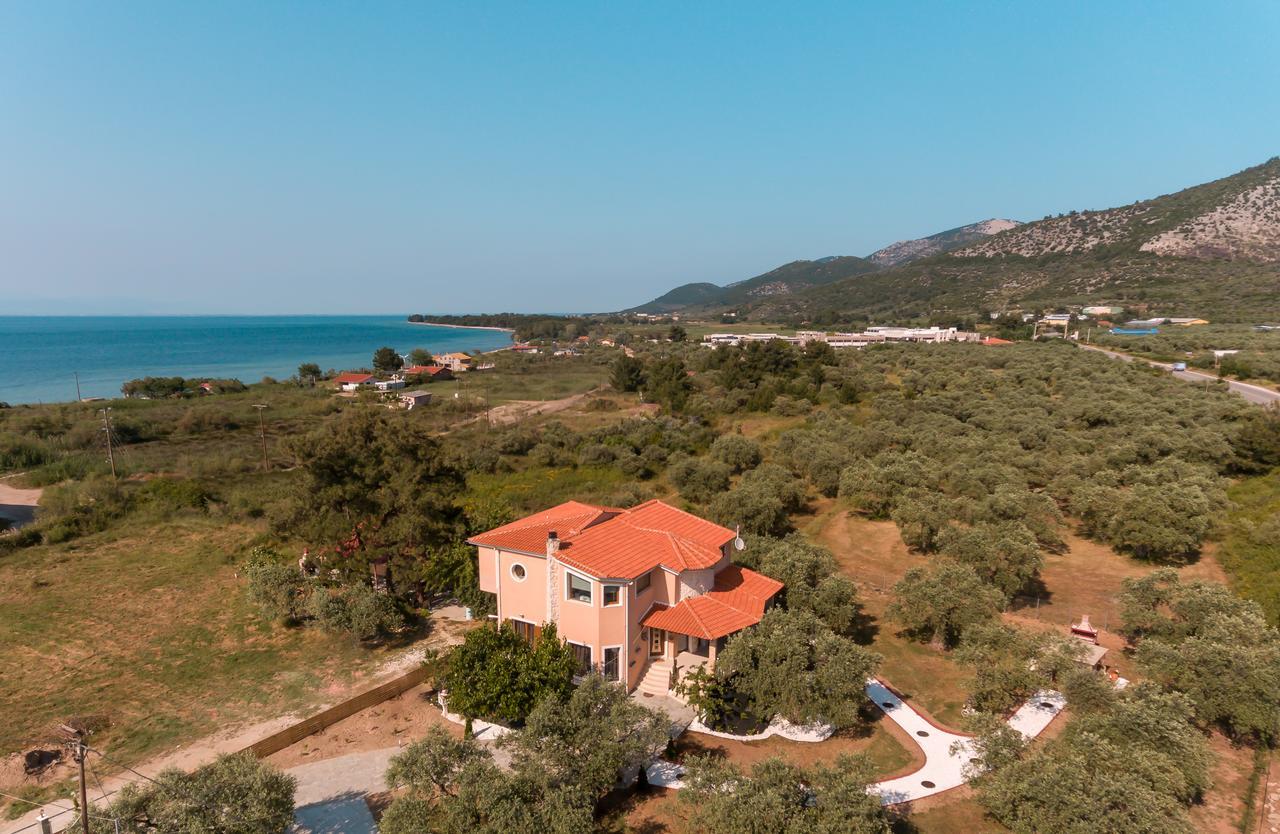 Fokas Luxury Villa Prínos Dış mekan fotoğraf