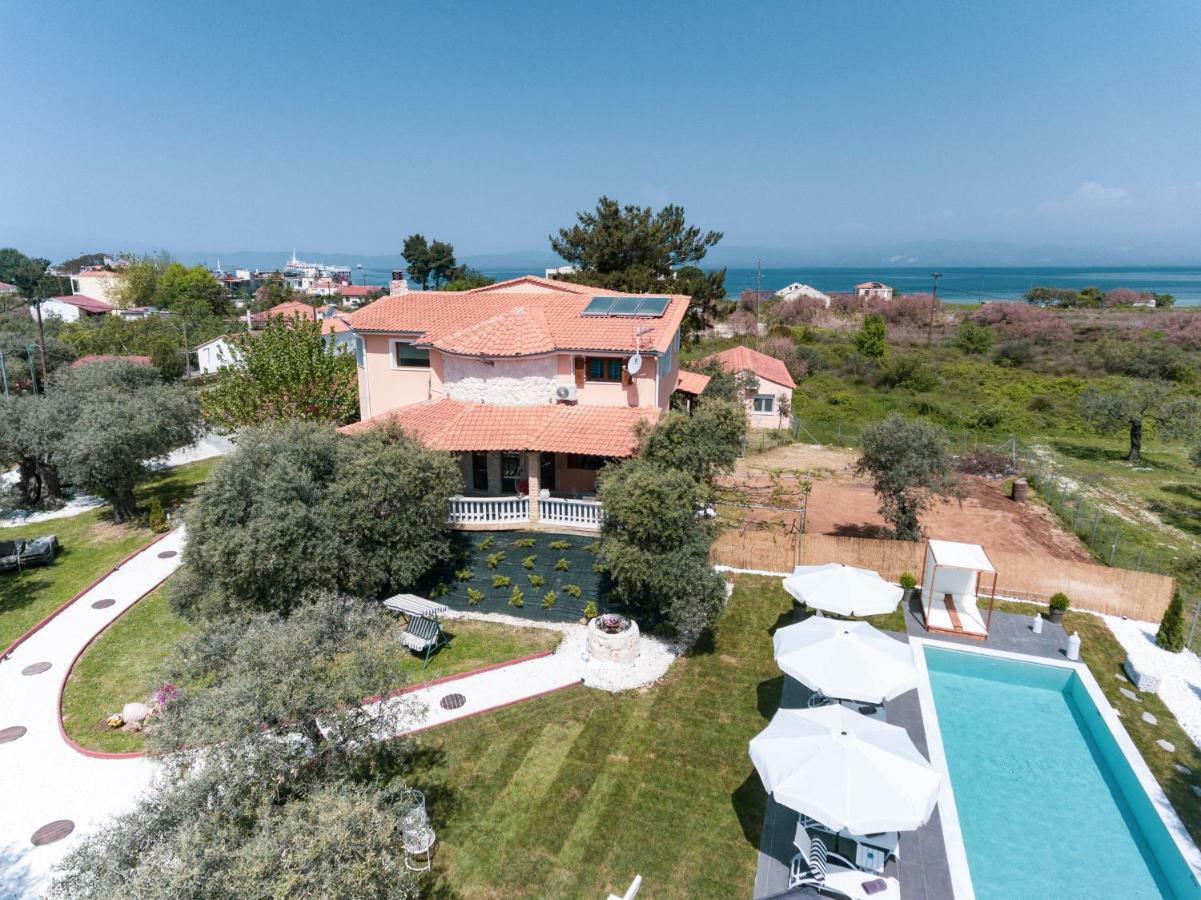 Fokas Luxury Villa Prínos Dış mekan fotoğraf