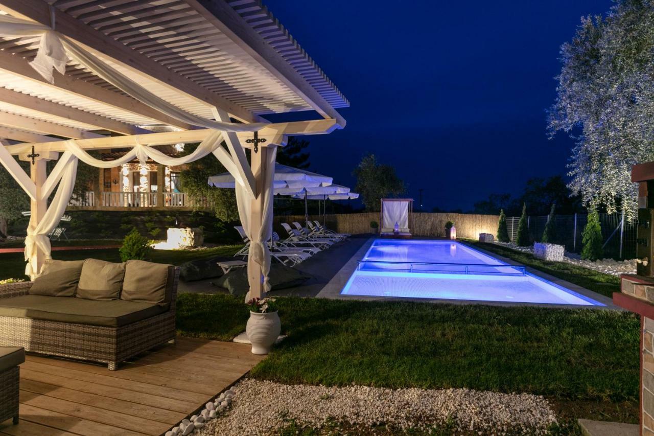 Fokas Luxury Villa Prínos Dış mekan fotoğraf