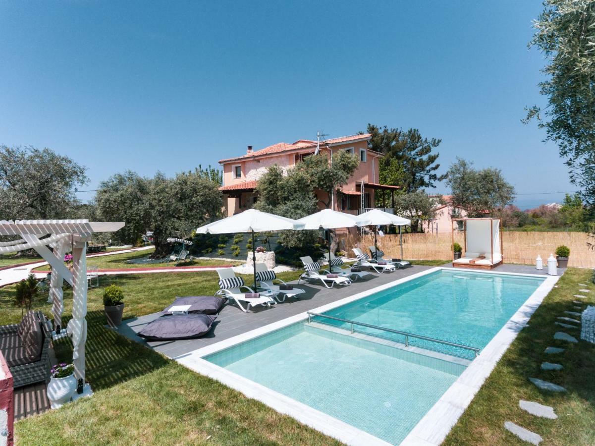 Fokas Luxury Villa Prínos Dış mekan fotoğraf
