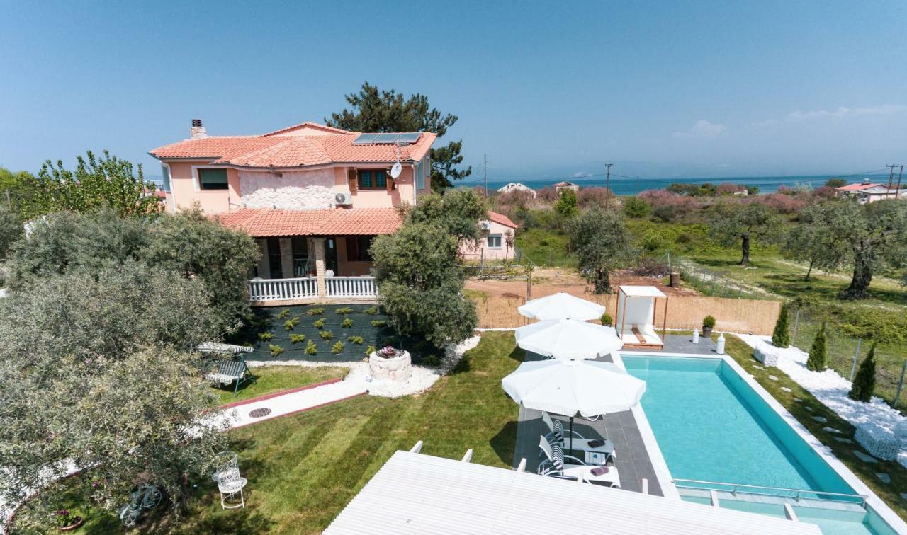Fokas Luxury Villa Prínos Dış mekan fotoğraf